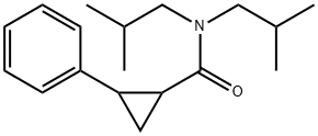 N,N-bis(2-methylpropyl)-2-phenylcyclopropane-1-carboxamide,88781-21-9,结构式