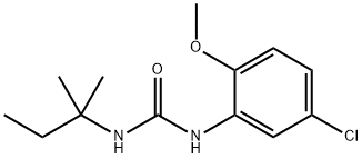 1-(5-chloro-2-methoxyphenyl)-3-(2-methylbutan-2-yl)urea 化学構造式