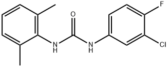 1-(3-chloro-4-fluorophenyl)-3-(2,6-dimethylphenyl)urea Structure