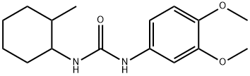 1-(3,4-dimethoxyphenyl)-3-(2-methylcyclohexyl)urea,890319-79-6,结构式