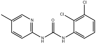 1-(2,3-dichlorophenyl)-3-(5-methylpyridin-2-yl)urea Struktur