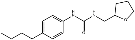 1-(4-butylphenyl)-3-(oxolan-2-ylmethyl)urea Structure