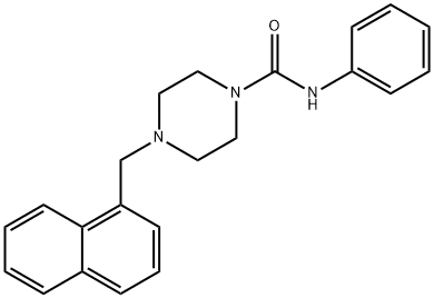 4-(naphthalen-1-ylmethyl)-N-phenylpiperazine-1-carboxamide Structure