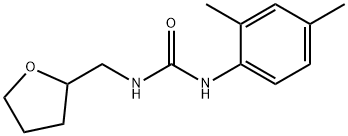 1-(2,4-dimethylphenyl)-3-(oxolan-2-ylmethyl)urea Structure