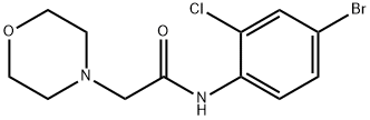 N-(4-bromo-2-chlorophenyl)-2-morpholin-4-ylacetamide Structure