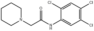 2-piperidin-1-yl-N-(2,4,5-trichlorophenyl)acetamide,891399-24-9,结构式