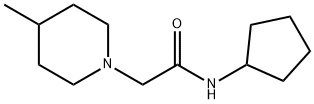 N-cyclopentyl-2-(4-methylpiperidin-1-yl)acetamide|