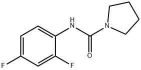 N-(2,4-difluorophenyl)pyrrolidine-1-carboxamide Structure