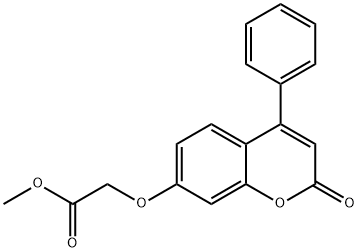 methyl 2-(2-oxo-4-phenylchromen-7-yl)oxyacetate Structure