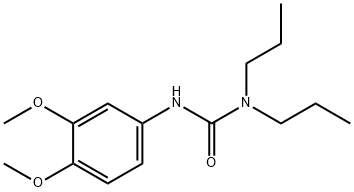 3-(3,4-dimethoxyphenyl)-1,1-dipropylurea Structure