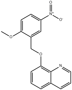 8-[(2-methoxy-5-nitrophenyl)methoxy]quinoline Structure