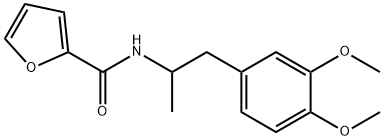 N-[1-(3,4-dimethoxyphenyl)propan-2-yl]furan-2-carboxamide Struktur