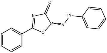 (5E)-2-phenyl-5-(phenylhydrazinylidene)-1,3-oxazol-4-one Structure