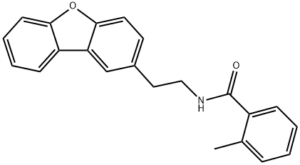 N-(2-dibenzofuran-2-ylethyl)-2-methylbenzamide|