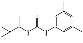 1-(3,3-dimethylbutan-2-yl)-3-(3,5-dimethylphenyl)urea Struktur