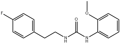 1-[2-(4-fluorophenyl)ethyl]-3-(2-methoxyphenyl)urea Structure