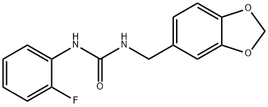 894265-31-7 1-(1,3-benzodioxol-5-ylmethyl)-3-(2-fluorophenyl)urea