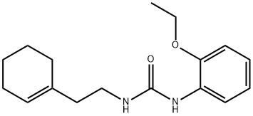 1-[2-(cyclohexen-1-yl)ethyl]-3-(2-ethoxyphenyl)urea Structure