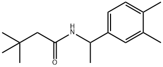N-[1-(3,4-dimethylphenyl)ethyl]-3,3-dimethylbutanamide Structure
