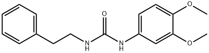 1-(3,4-dimethoxyphenyl)-3-(2-phenylethyl)urea Structure