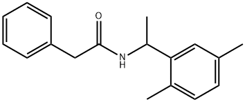 N-[1-(2,5-dimethylphenyl)ethyl]-2-phenylacetamide Structure