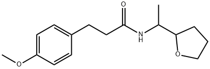 3-(4-methoxyphenyl)-N-[1-(oxolan-2-yl)ethyl]propanamide Structure