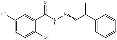 2,5-dihydroxy-N-[(E)-2-phenylpropylideneamino]benzamide|