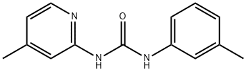 1-(3-methylphenyl)-3-(4-methylpyridin-2-yl)urea Struktur
