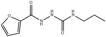 1-(furan-2-carbonylamino)-3-propylurea Struktur