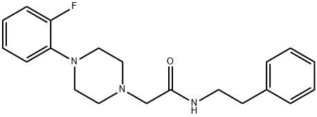 2-[4-(2-fluorophenyl)piperazin-1-yl]-N-(2-phenylethyl)acetamide Structure