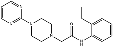 N-(2-ethylphenyl)-2-(4-pyrimidin-2-ylpiperazin-1-yl)acetamide|