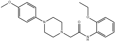 N-(2-ethoxyphenyl)-2-[4-(4-methoxyphenyl)piperazin-1-yl]acetamide Structure