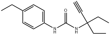 1-(3-ethylpent-1-yn-3-yl)-3-(4-ethylphenyl)urea Structure