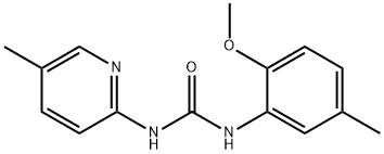 1-(2-methoxy-5-methylphenyl)-3-(5-methylpyridin-2-yl)urea Structure