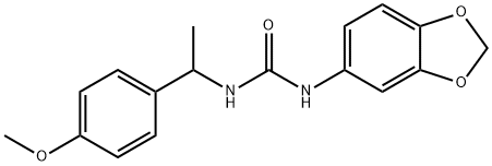 896587-13-6 1-(1,3-benzodioxol-5-yl)-3-[1-(4-methoxyphenyl)ethyl]urea