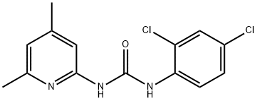 1-(2,4-dichlorophenyl)-3-(4,6-dimethylpyridin-2-yl)urea Structure