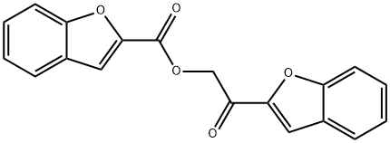 [2-(1-benzofuran-2-yl)-2-oxoethyl] 1-benzofuran-2-carboxylate Structure