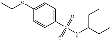 4-ethoxy-N-pentan-3-ylbenzenesulfonamide Struktur