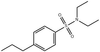 N,N-diethyl-4-propylbenzenesulfonamide Structure