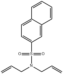 N,N-bis(prop-2-enyl)naphthalene-2-sulfonamide Structure