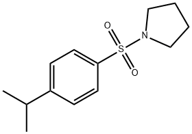 1-(4-propan-2-ylphenyl)sulfonylpyrrolidine Structure