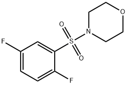 4-(2,5-difluorophenyl)sulfonylmorpholine Structure