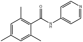 2,4,6-trimethyl-N-pyridin-4-ylbenzamide 结构式