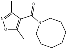 azocan-1-yl-(3,5-dimethyl-1,2-oxazol-4-yl)methanone Structure