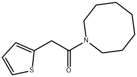 1-(azocan-1-yl)-2-thiophen-2-ylethanone Structure