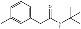 N-tert-butyl-2-(3-methylphenyl)acetamide Structure