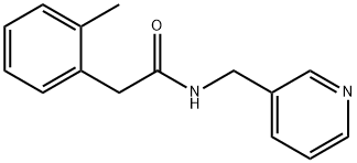 2-(2-methylphenyl)-N-(pyridin-3-ylmethyl)acetamide Structure