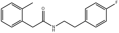 N-[2-(4-fluorophenyl)ethyl]-2-(2-methylphenyl)acetamide Structure