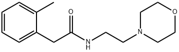 2-(2-methylphenyl)-N-(2-morpholin-4-ylethyl)acetamide Structure