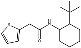 N-(2-tert-butylcyclohexyl)-2-thiophen-2-ylacetamide Structure